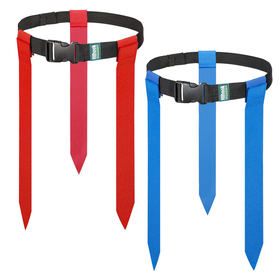 Flag Football Belts, 10 Player Adjustable Flag Football Set with 30 Flags for Youth and Adults Training Equipment