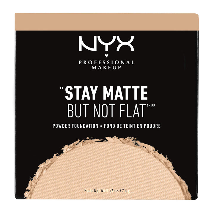 Stay Matte But Not Flat Powder Foundation, Medium Beige