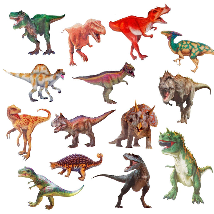 Dianosaur Stickers for Kids, 14 Different Sheets 200+ Counts 3D Puffy Stickers Craft Scrapbooking for Children Dinosaur Lovers