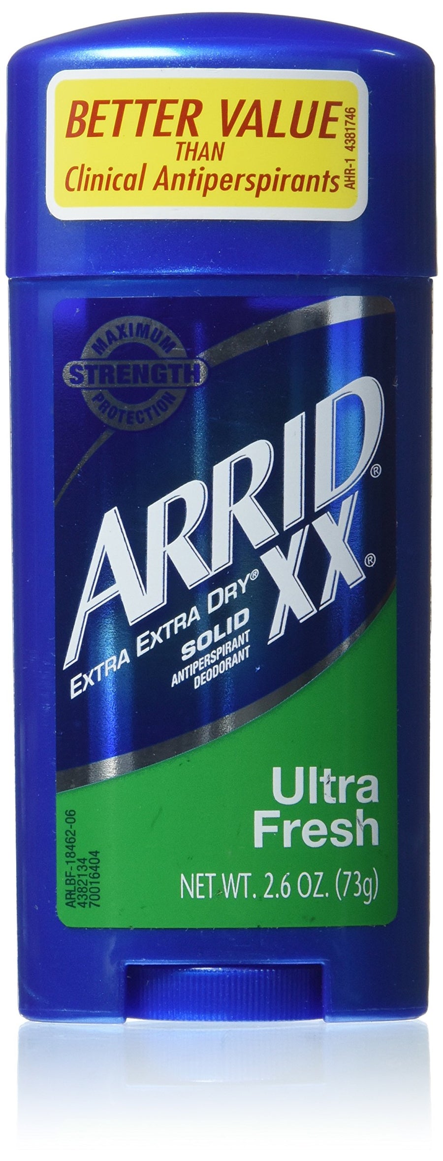 Xx Solid Antiperspirant Deodorant Ultra Fresh 2.6 Oz (6 Pack)
