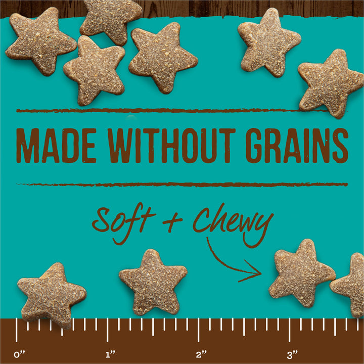 Power Bites Natural Soft And Chewy Real Meat Dog Treats, Grain Free Snack, Real Turducken Recipe - 6 oz. Bag
