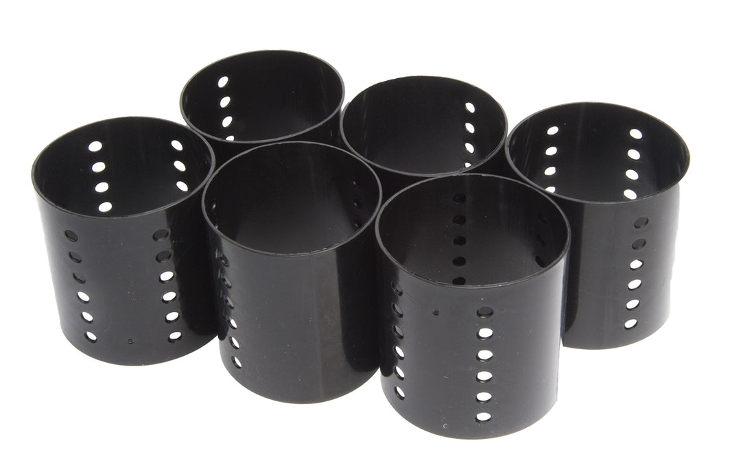 Magnetic Roller, Black, 2-1/2 Inch, 6 Count