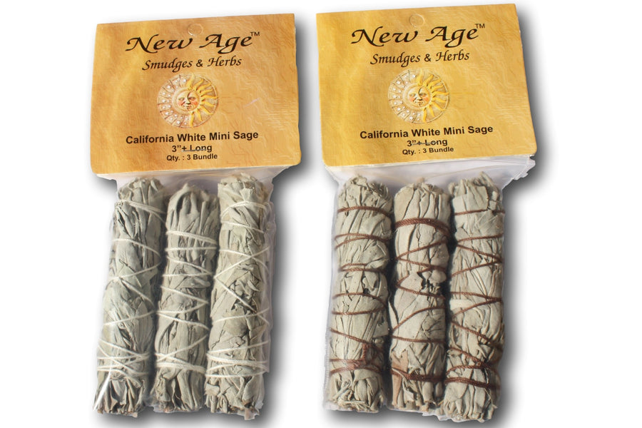 2 X White Sage Smudge Stick 3-Pack