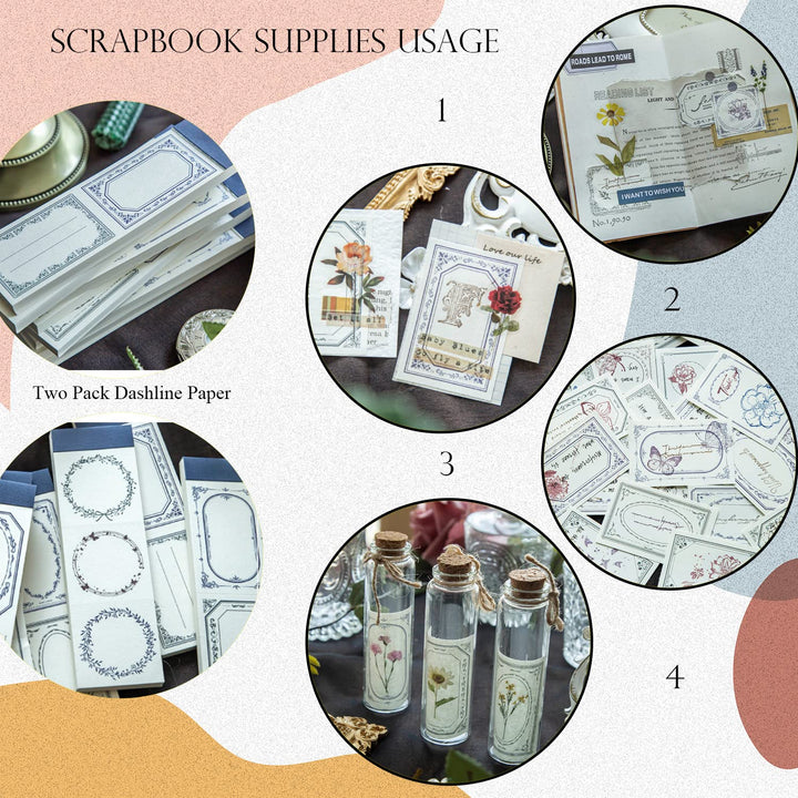 Vintage Scrapbooking Supplies Kit - 9 Pack | Junk Journal Supplies | Vintage Journaling Supplies Aesthetic for Adults & Kids | Paper of Different Materials Offered (667 PCS)…