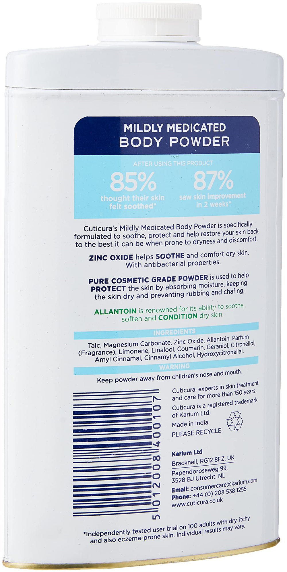 Mildly Medicated Talc 250g **2 PACK DEAL