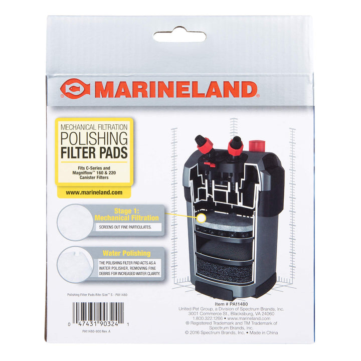 Polishing Filter Pads, Mechanical Filtration for Canister Filters