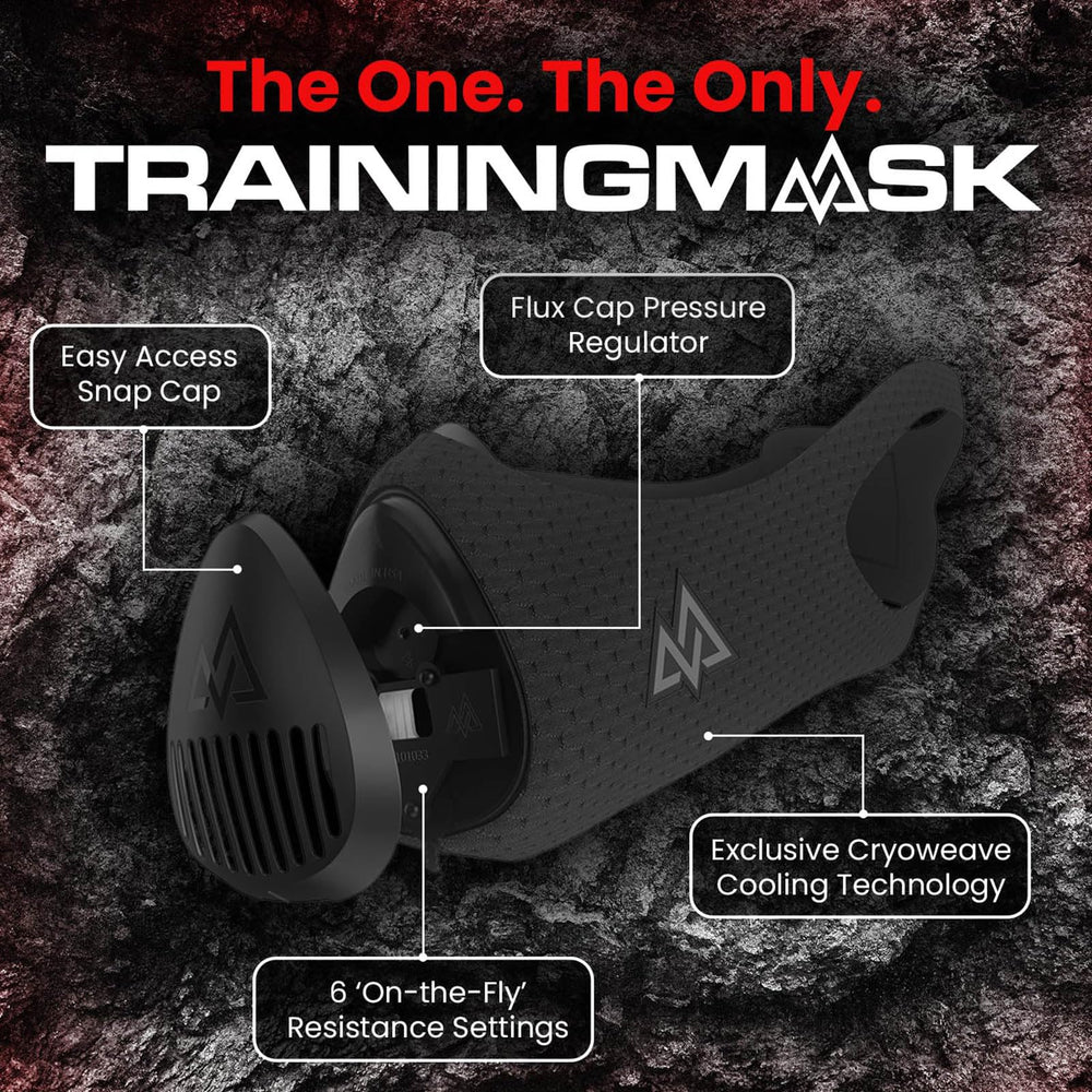 3.0 - Elevation Training Mask 3.0 - Stamina, Performance, Altitude Running Mask, Clinically Proven & Patented (Medium)