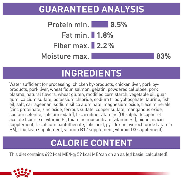 Feline Health Nutrition Spayed/Neutered Thin Slices In Gravy Canned Cat Food, 3 oz can (24-count)