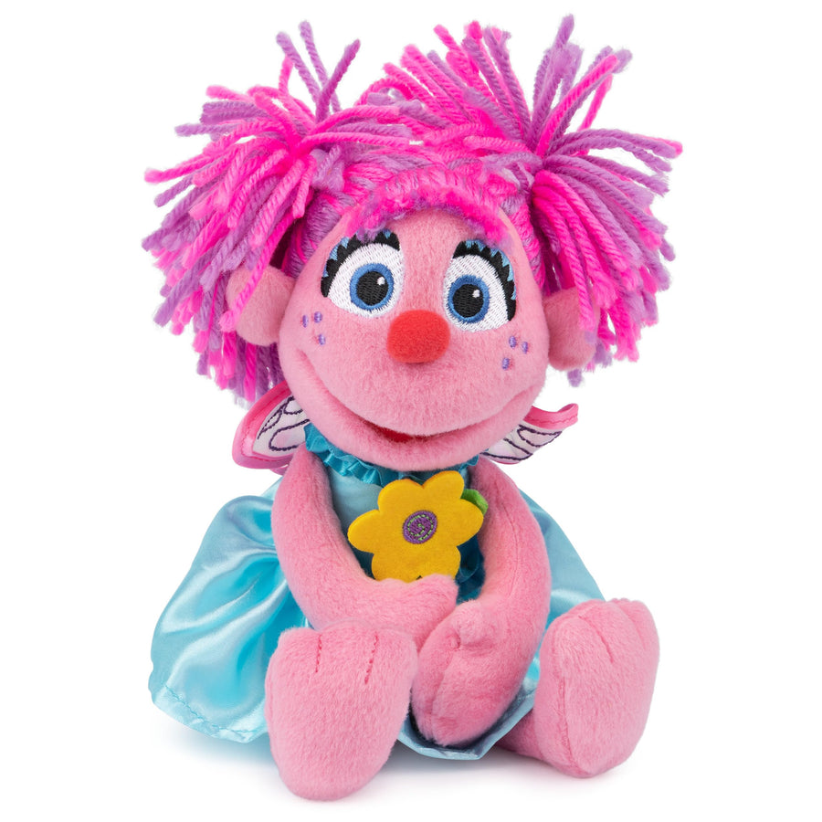 Sesame Street Official Abby Cadabby Muppet Plush, Premium Plush Toy for Ages 1 & Up, Pink/Blue, 11”