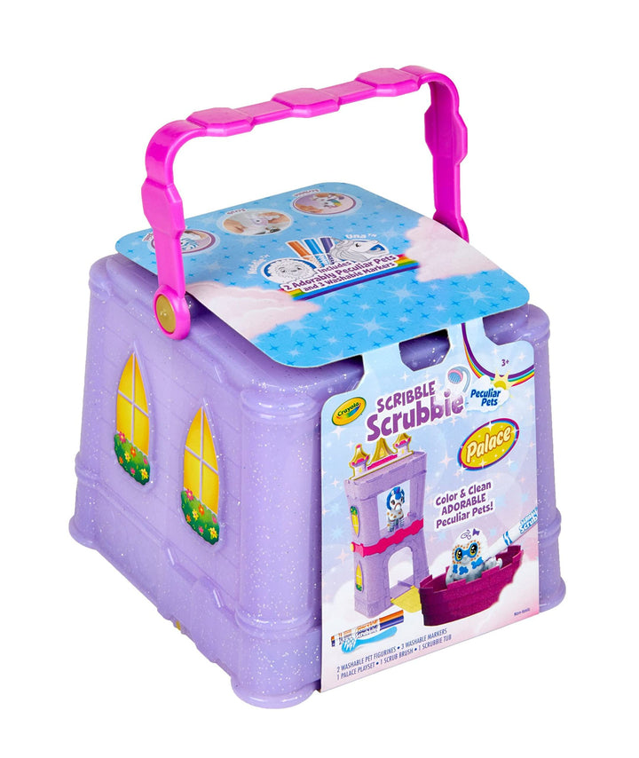 Scribble Scrubbie Peculiar Pets, Palace Playset with Yeti & Unicorn Toys, Kids Gifts for Girls & Boys, Ages 3, 4, 5, 9