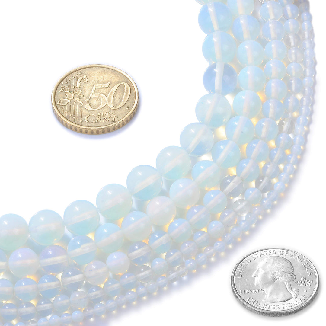 Blue Imperial Jasper Beads for Jewelry Making Stone Bead Bracelets Chakra Round Gemstone Beads Bulk, 45pcs 8mm Jasper Stone