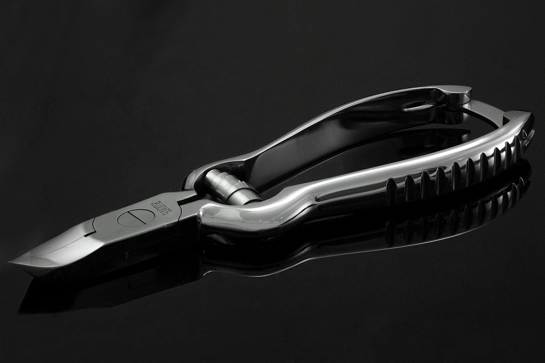 Professional Pedicure Toenail Nipper with Barel Spring and Back Lock Pedipro D10, Polished Steel, 5.6 Ounce