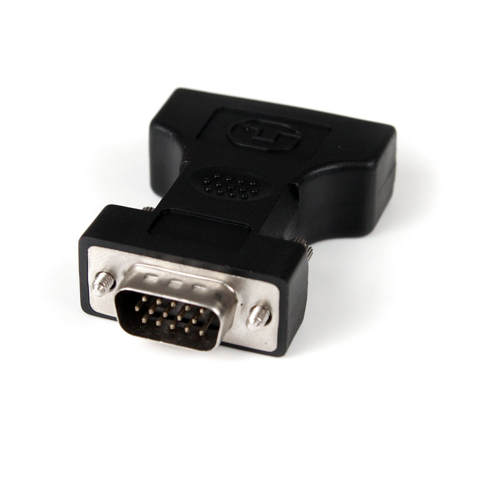 DVI-I to VGA Cable Adapter - Black - F / M - DVI I to VGA Adapter for Your VGA Monitor or Display (DVIVGAFMBK)