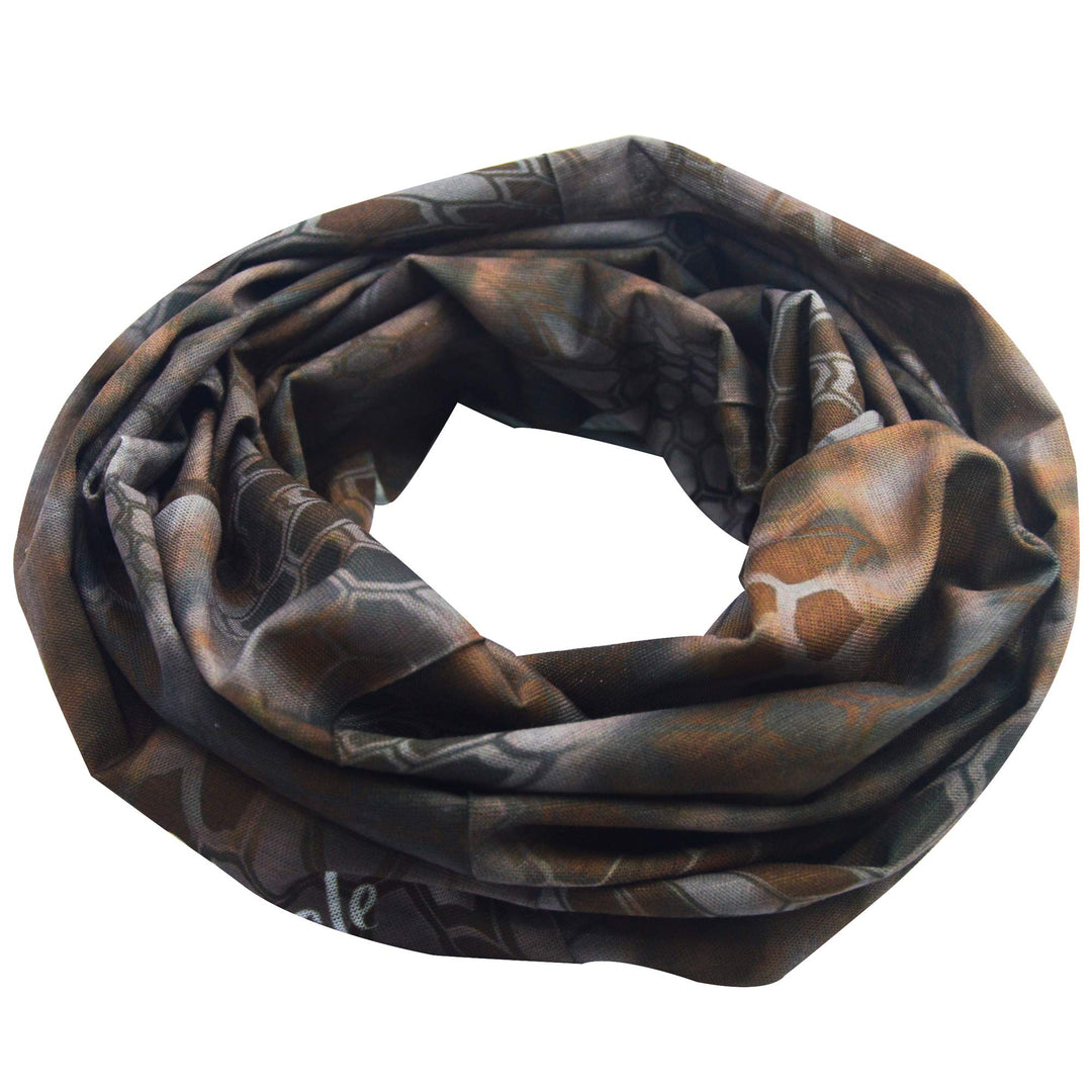 Face Mask for Sun Dust Wind Protection Breathable Seamless Face Mask Headband Bandana for Men Women Thin Neck Gaiter for Motorcycle Fishing Hunting Outdoor Sport (Python Skin Deep Brown)