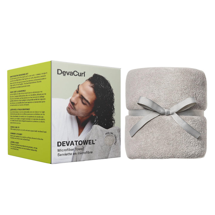 Microfiber Anti-Frizz Hair Towel | Gently Dries | Gray
