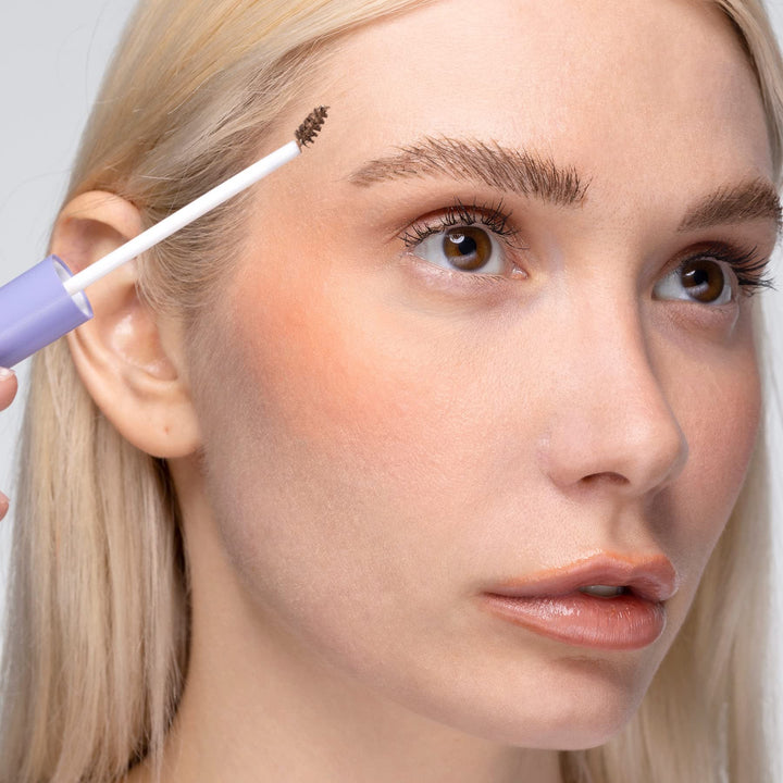 Beauty | Dream Big Brushed Up Brows | Non-Crunchy Tinted Brow Gel | Pigmented Fluffy Full Brow | Plant Fibers for Fullness | Easy-To-Use Micro Spoolie | Mess Free | Vegan + Cruelty Free