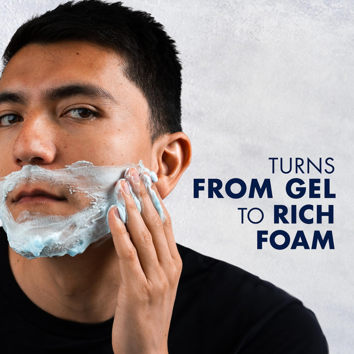 PRO Shaving Gel for Men Cools to Soothe Skin and Hydrates Facial Hair, 7oz