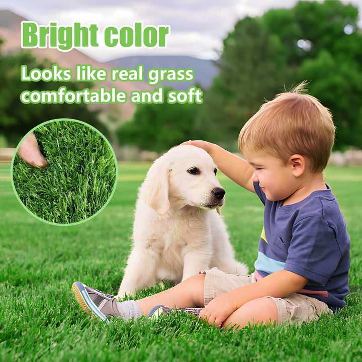 39.3 x 31.5 inches Artificial Grass Rug Turf for Dogs Indoor Outdoor Fake Grass for Dogs Potty Training Area Patio Lawn Decoration