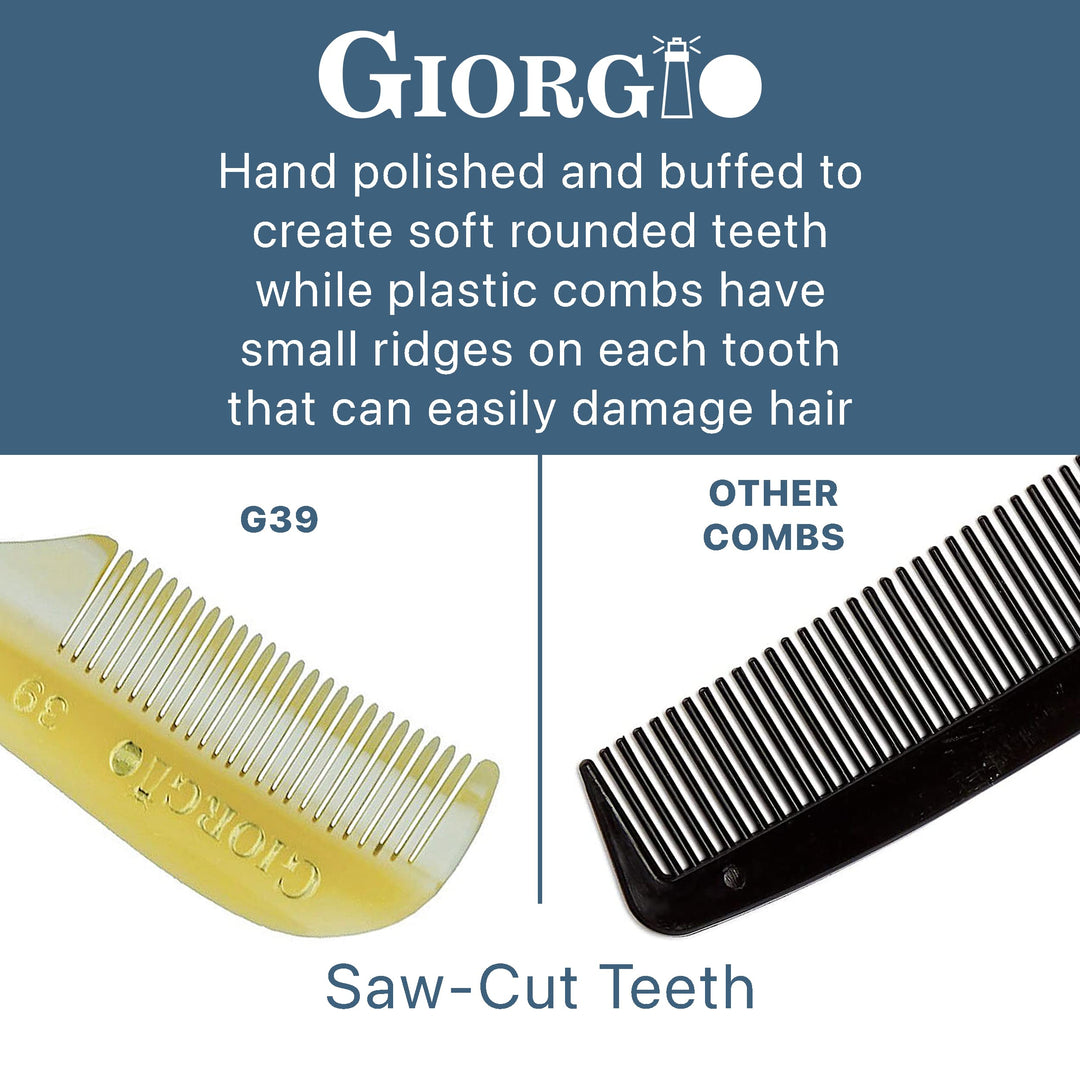 GWL G39 Mustache/Beard Flexible Imitation Horn Comb