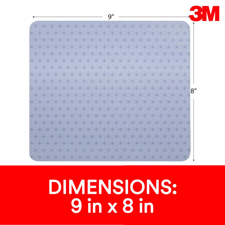 Precise Mouse Pad with Non-skid Foam Back, Enhances the Precision of Optical Mice at Fast Speeds, 9 x 8, Frostbyte (MP114-BSD2)