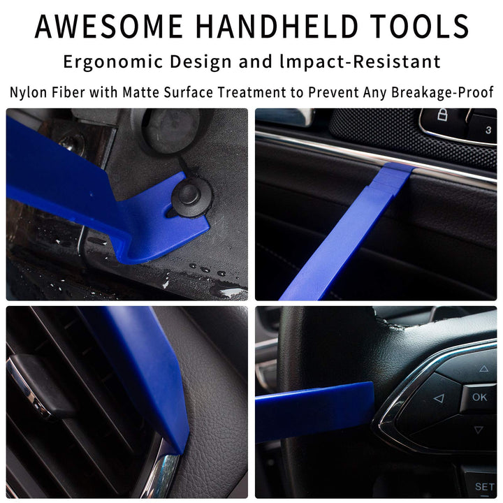 Trim Removal Tool, Car Upholstery Repair Kit, Car Door Audio Panel Trim Removal Set, Auto Clip Pliers 8PCS