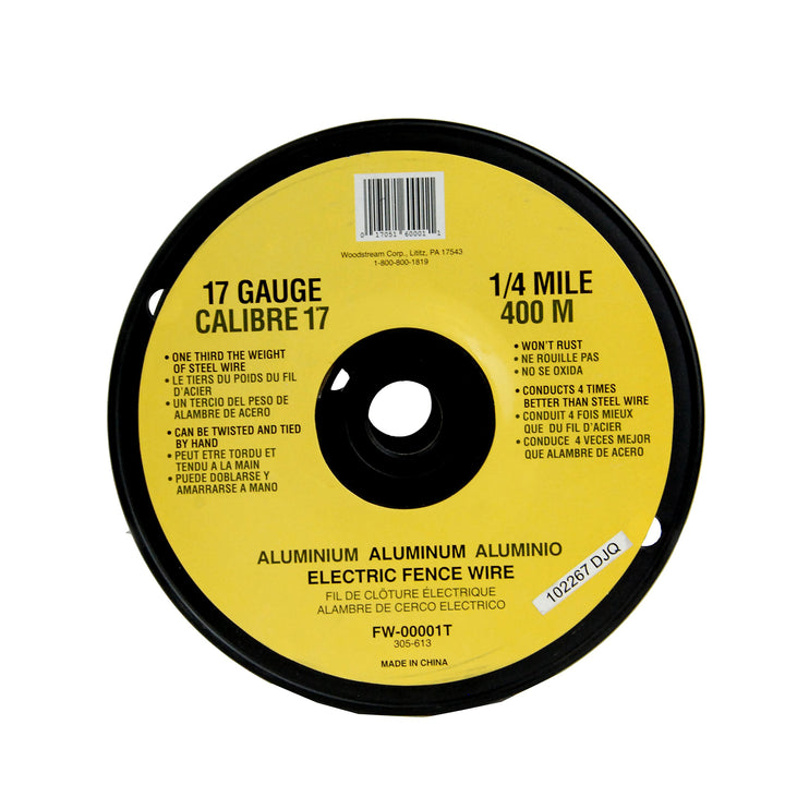 FW-00001T 1/4 Mile, 17 Gauge Spool Aluminum Wire