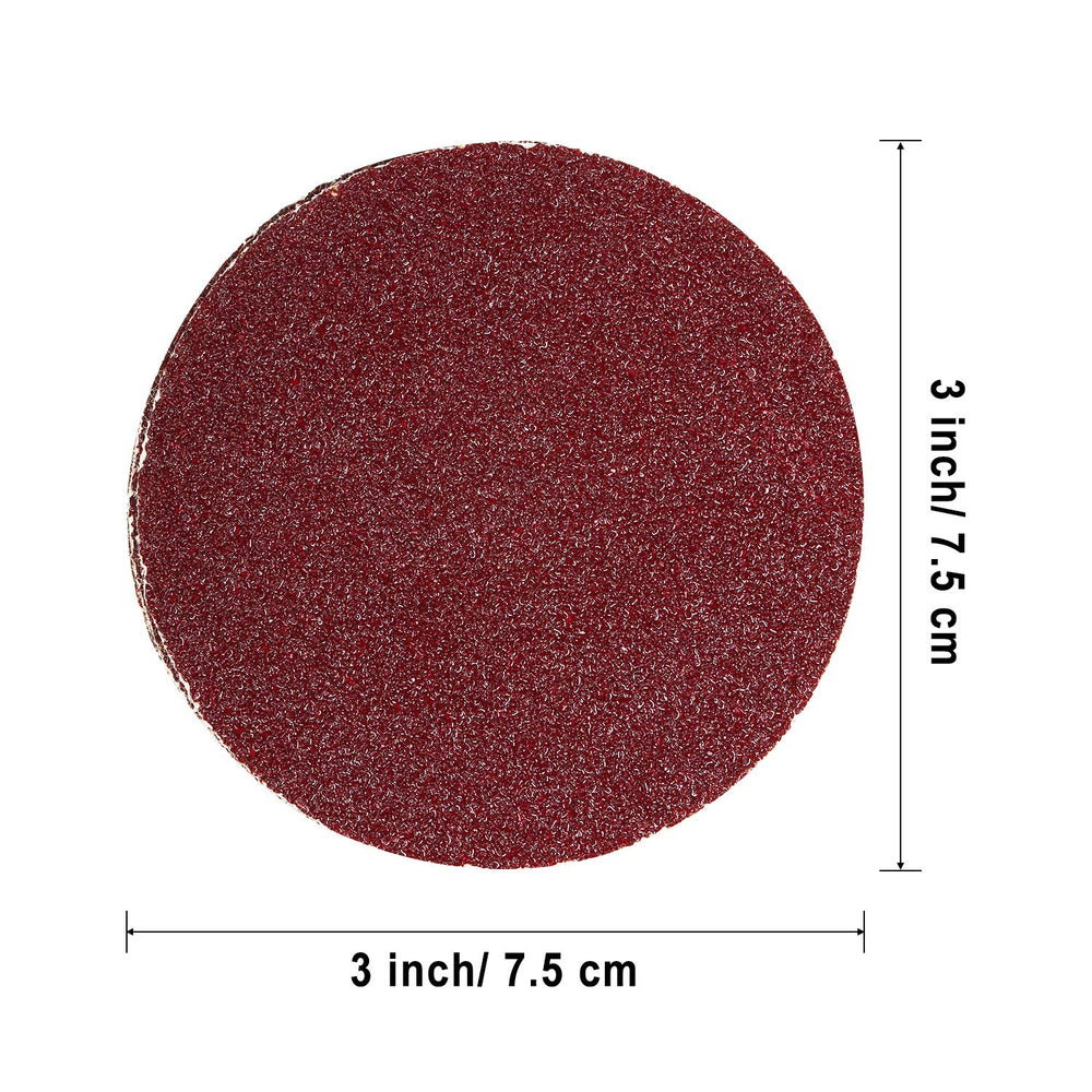 120 Pieces Sanding Discs Pad Hook and Loop Sandpaper Disc for Drill Grinder Rotary Tools, 12 Different Grits (60 to 3000 Grit, 10 Pieces Each Grit) (3 Inch)