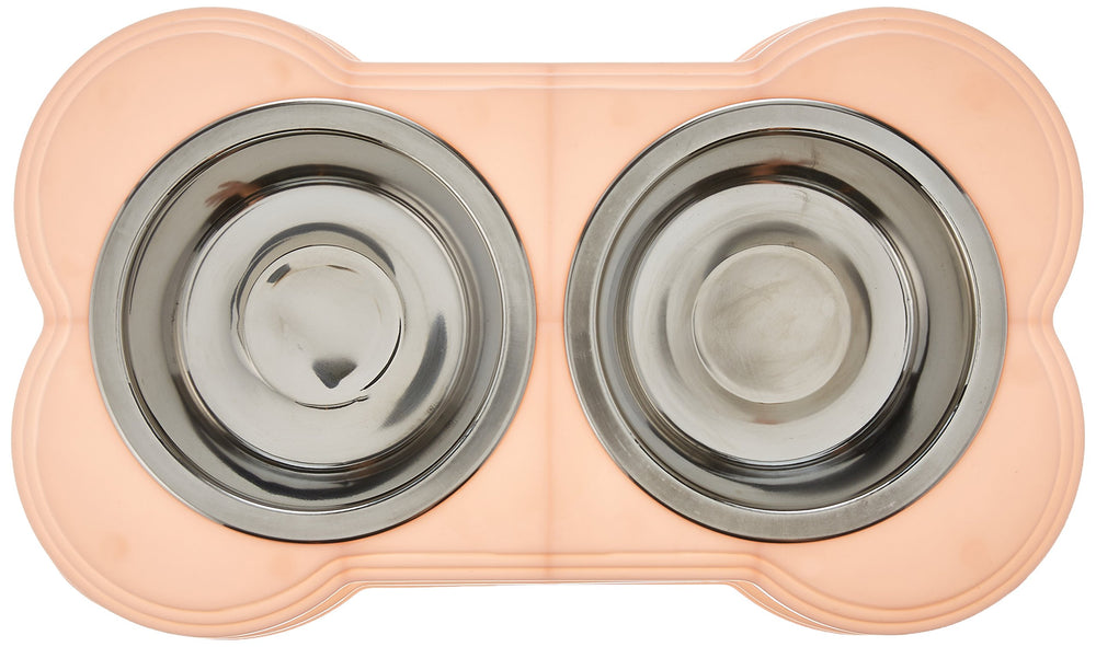 Dolce Diner Dog Bowl, Small, Pink