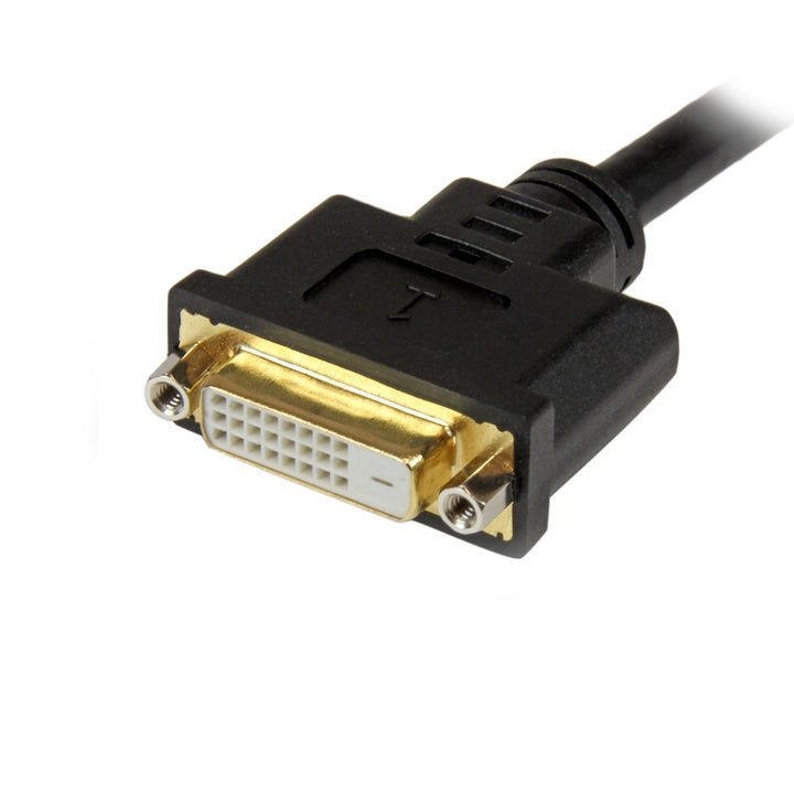 DVI I to DVI D and VGA Splitter, 8in, Wyse Compatible, DVI Video Splitter Cable for Dual Monitor Setup (DVI92030202L)