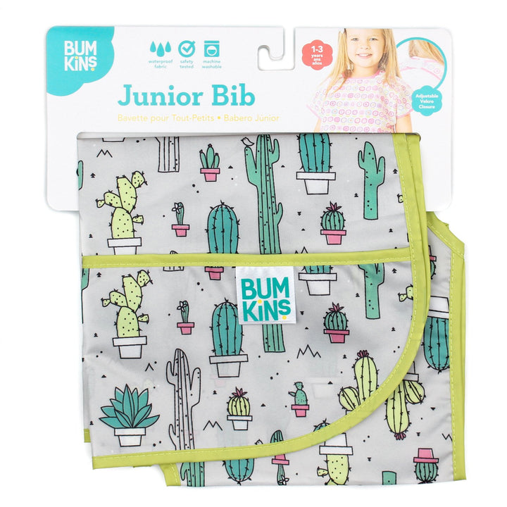 Bibs, Baby and Toddler Bibs, Bibs for Girls and Boys, Large for 1-3 Years, Short Sleeve Bib for Kids, Mess Proof Lightweight Waterproof Fabric Bib