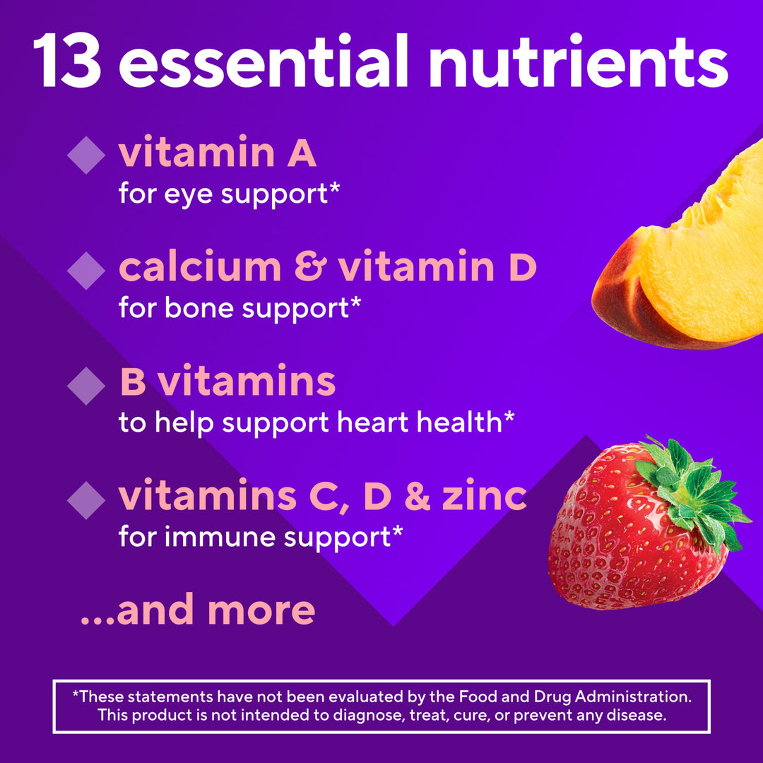 Women's 50+ Daily Multivitamin, Gummy Vitamins, 120 Ct