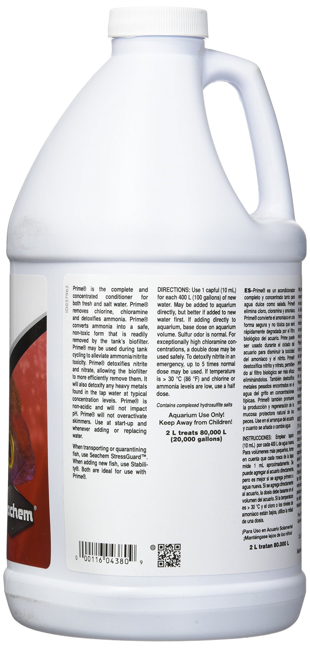 Prime Fresh and Saltwater Conditioner - Chemical Remover and Detoxifier 2 L
