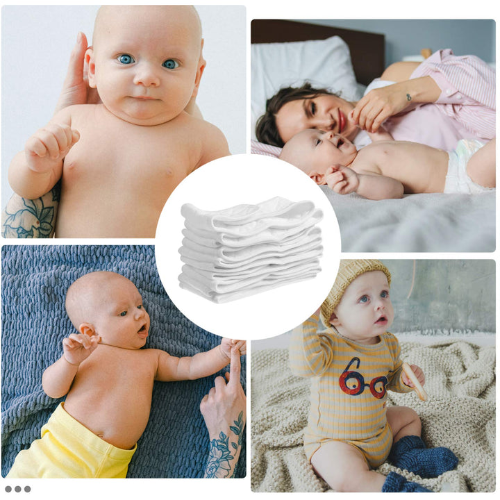 10Pcs Umbilical Belt Infant Cotton Umbilical Cord Abdominal Binder Navel Truss Support Belts for Infant Newborn