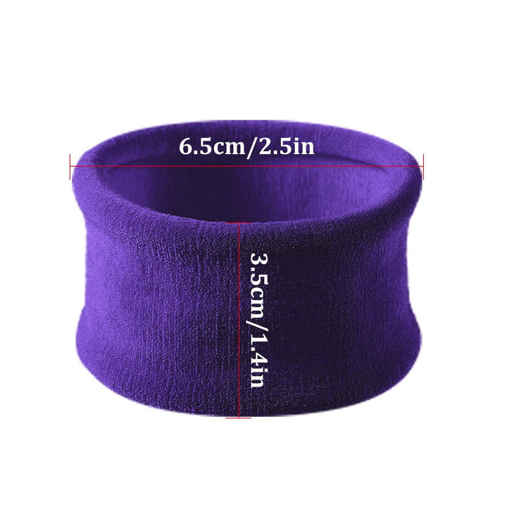 20 Pieces Large Cotton Stretch Hair Ties Bands Rope Ponytail Holders Headband for Thick Heavy or Curly Hair (Multicolor)