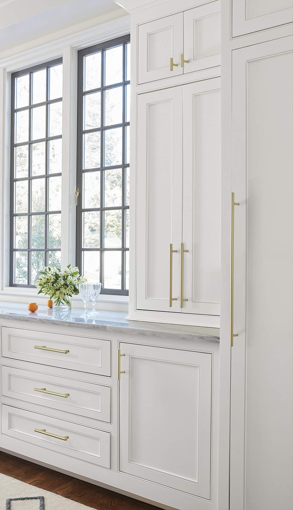 | Cabinet Pull | Golden Champagne | 3 inch (76 mm) Center to Center | Bar Pulls | 1 Pack | Drawer Pull | Drawer Handle | Cabinet Hardware