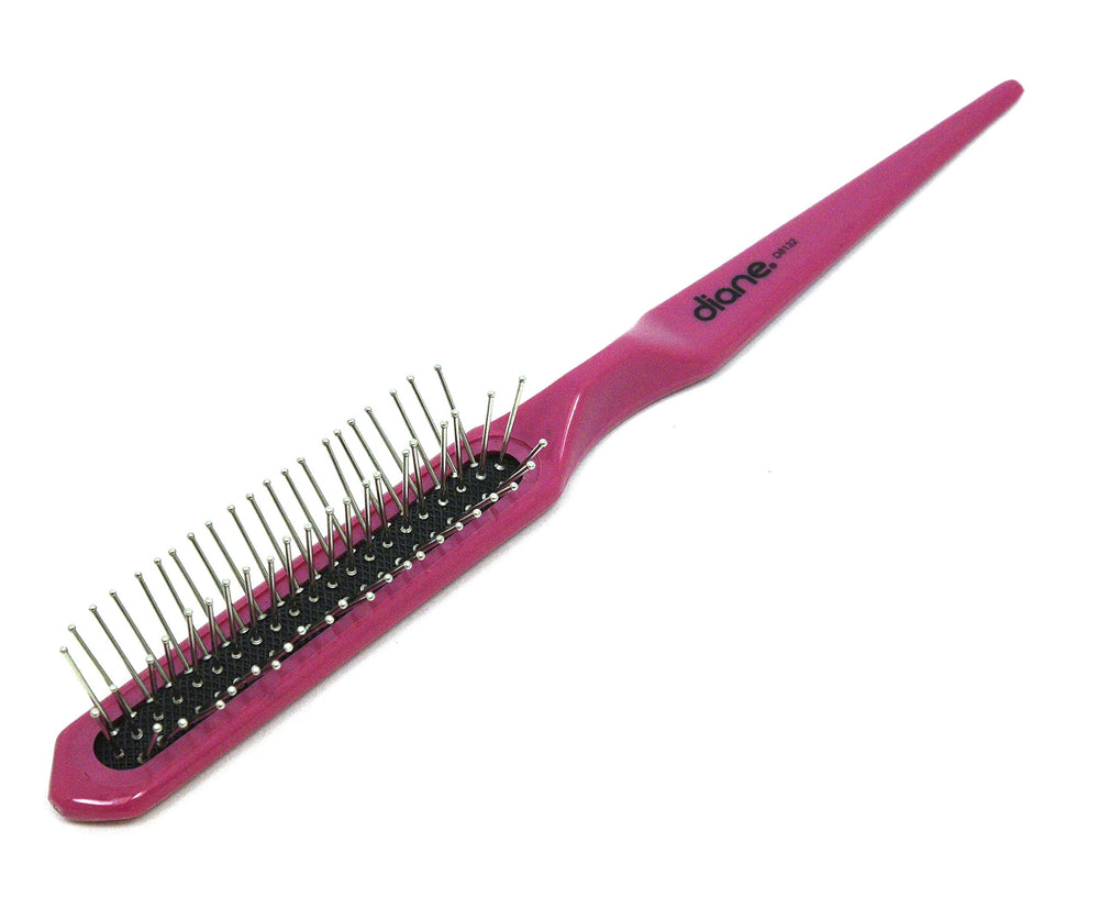 3-row Wire Bristle In Cushion Base Wig Hair Brush #8132,Assorted Colors