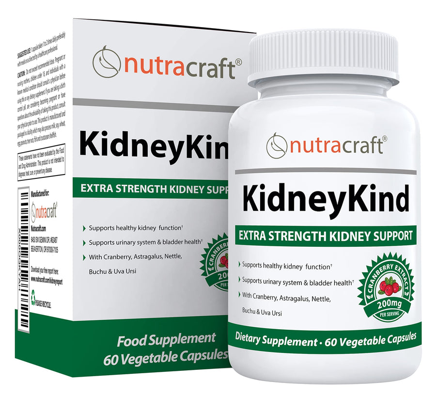 KidneyKind #1 Kidney Support and Detox Supplement | Kidney Cleanse for Bladder & Urinary Health | Buchu, Juniper, Uva Ursi, Cranberry, Nettle Leaf & More | 60 Vege Capsules