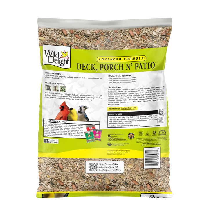 Deck, Porch N' Patio No Waste Bird Food, 5 lb, (374050)