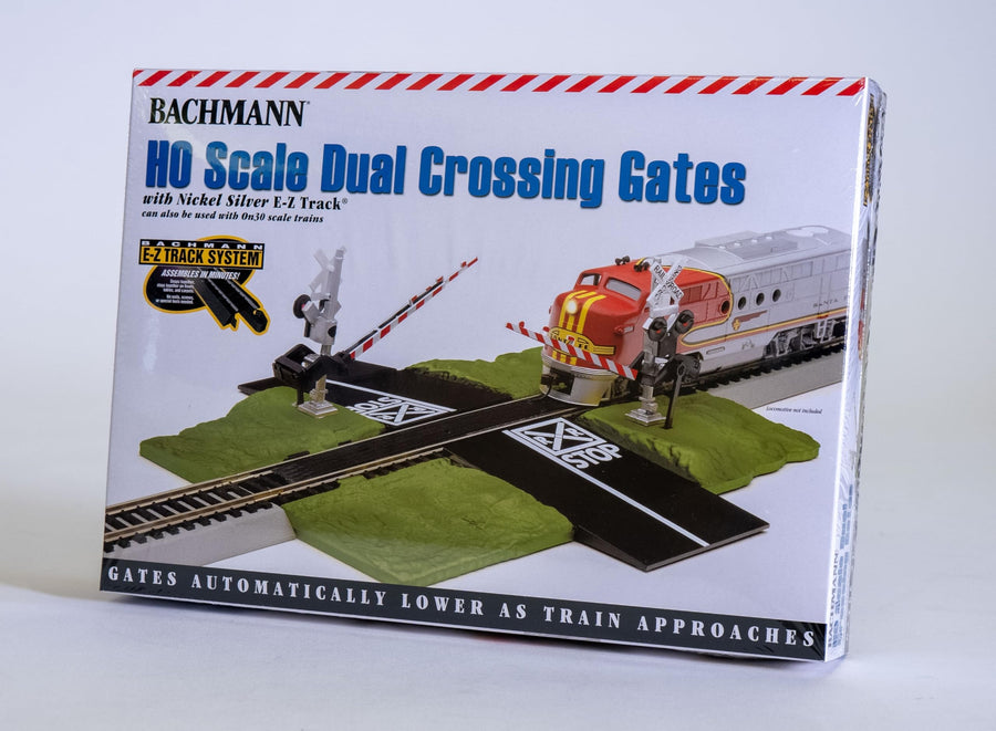 Trains Snap - Fit E - Z Track Crossing Gate ' HO Scale