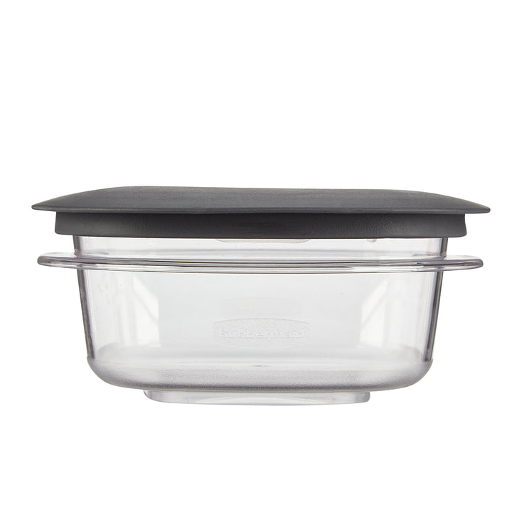 Premier Easy Find Lids Food Storage Containers, 1.25 Cup, Gray