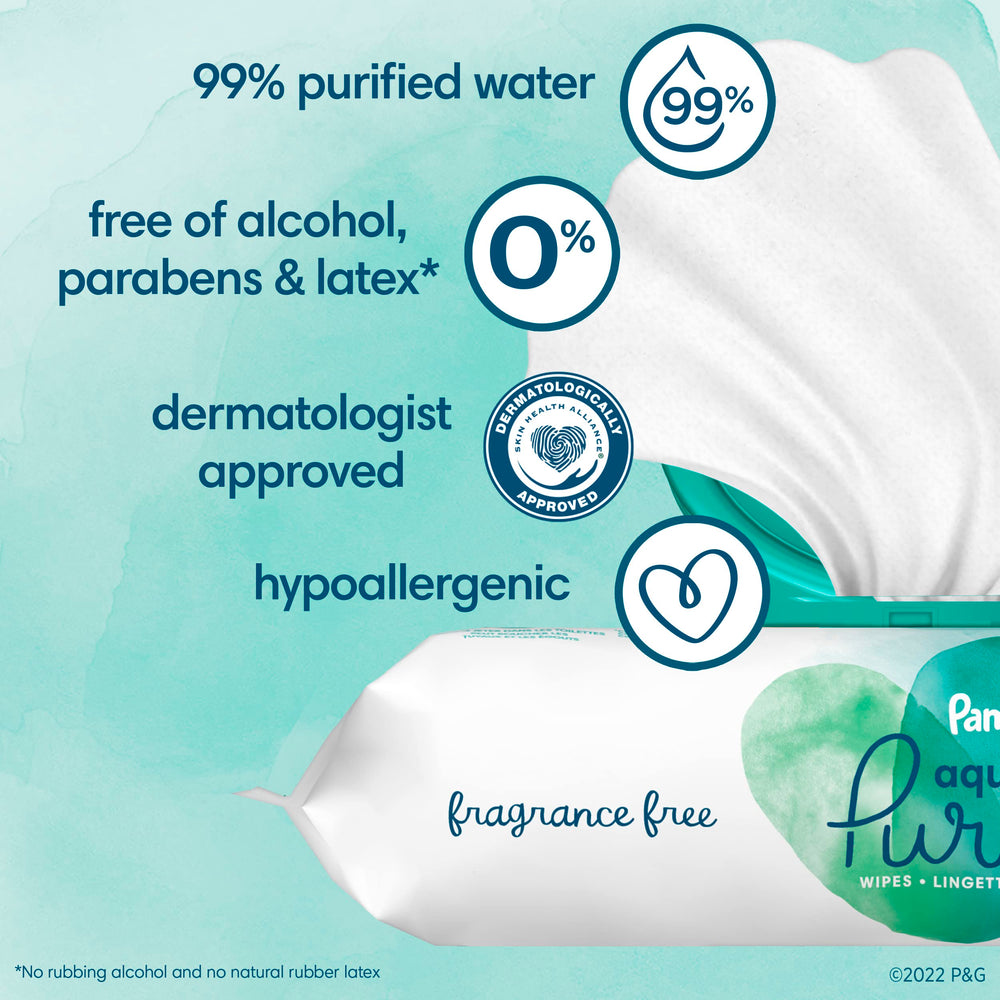 Aqua Pure Wipes(56 pcs)