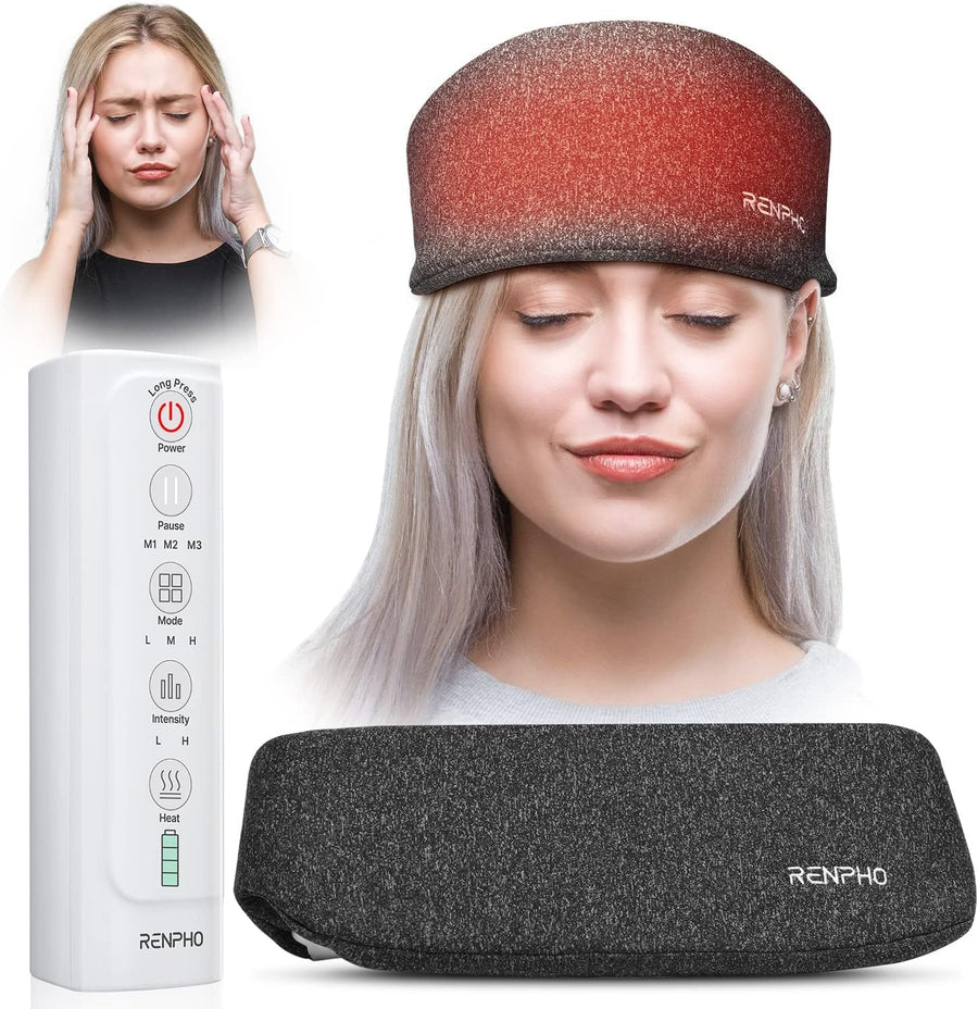 Electric Scalp Massager, Waterproof Portable Head Massager with 4 Replacement Massage Heads, Handheld Head Scratcher for Hair Growth, Stress Relief, Deep Clean, Christmas Gifts Dad Mom