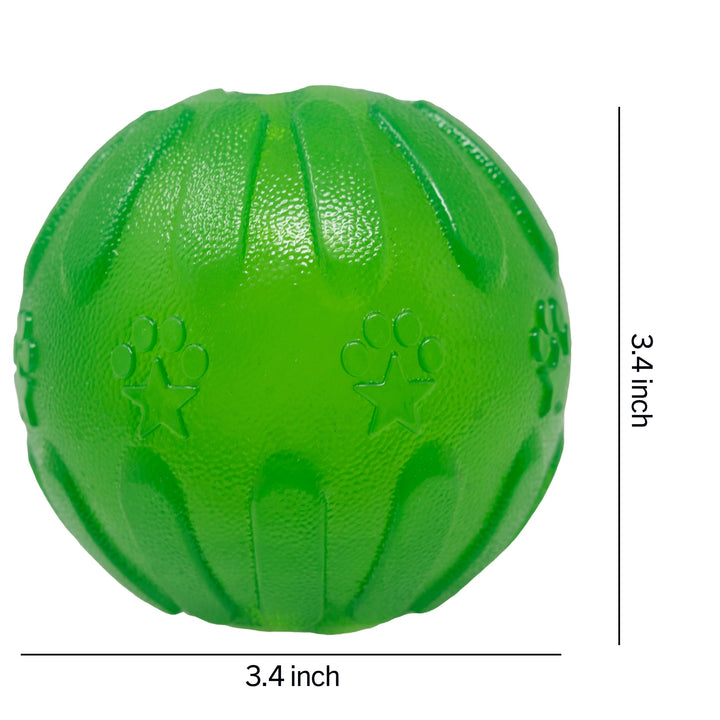 Treat Dispensing Chew Ball Tough Dog Toy, Medium/Large for Large Breeds