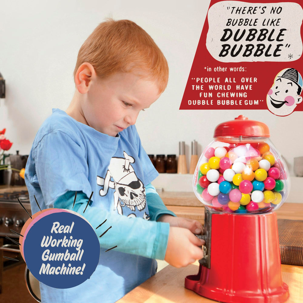 Dubble Bubble Gumball Coin Bank, Classic, Red