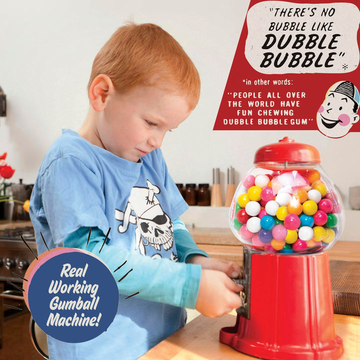 Dubble Bubble Gumball Coin Bank, Classic, Red