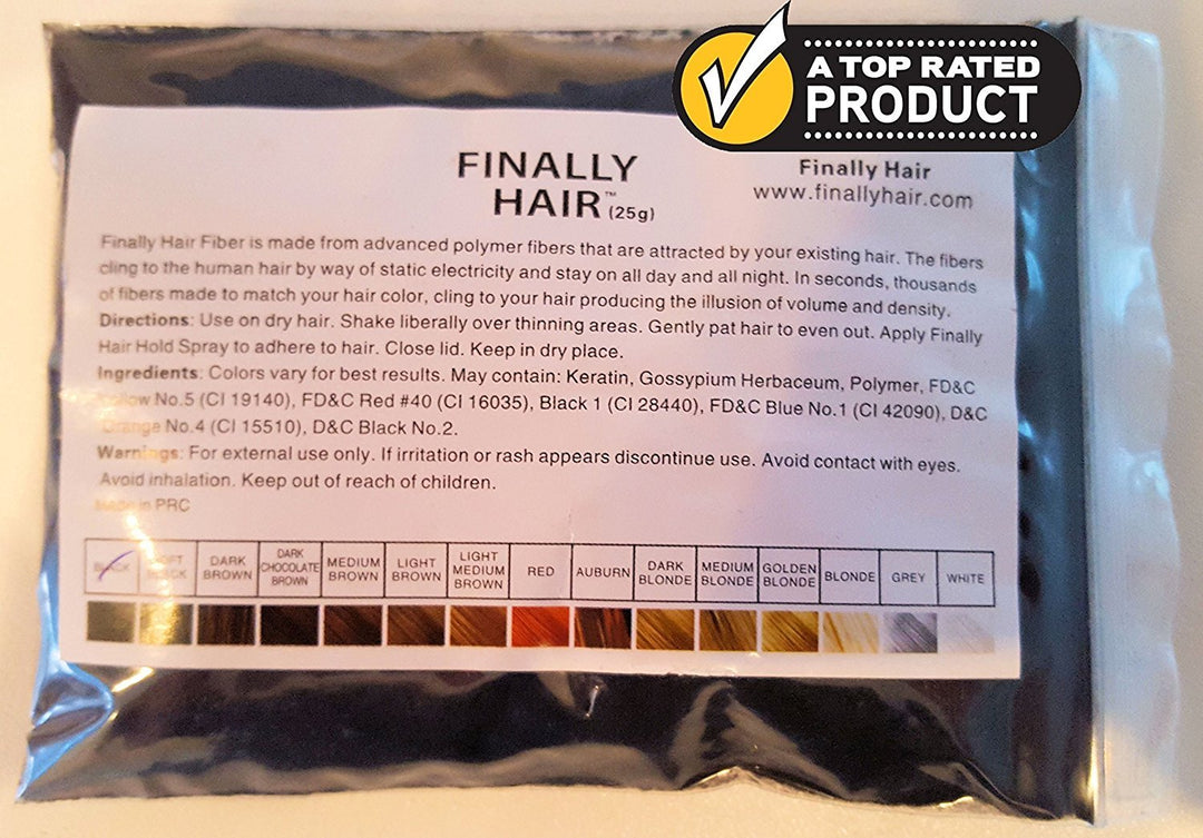 Dark Brown : Hair Building Fibers Dark Brown 25 Grams Refill Your Existing Bottle Highest Grade Dark Brown w/very slight hint of red (use Dark Chocolate Brown for darker with no red)