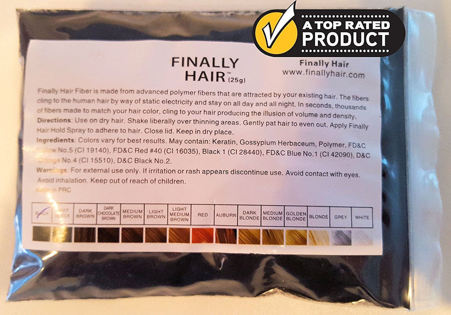 Dark Brown : Hair Building Fibers Dark Brown 25 Grams Refill Your Existing Bottle Highest Grade Dark Brown w/very slight hint of red (use Dark Chocolate Brown for darker with no red)