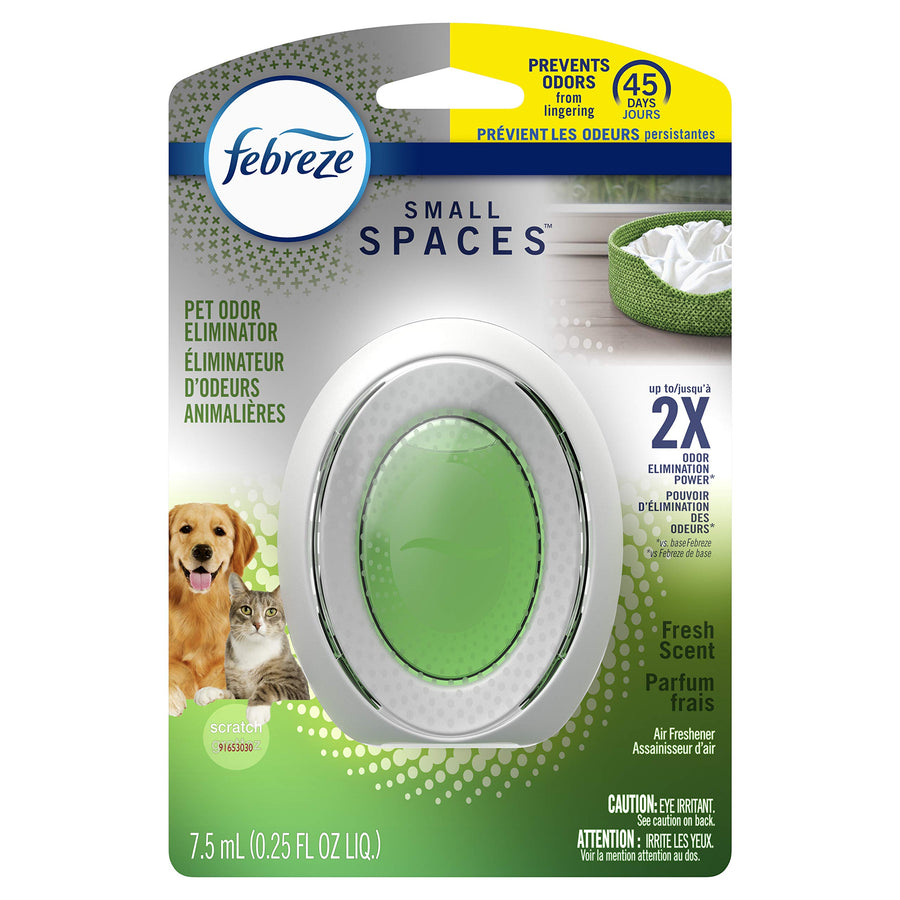 SMALL SPACES Pet Odor Eliminator Air Freshener, Fresh, 1 count