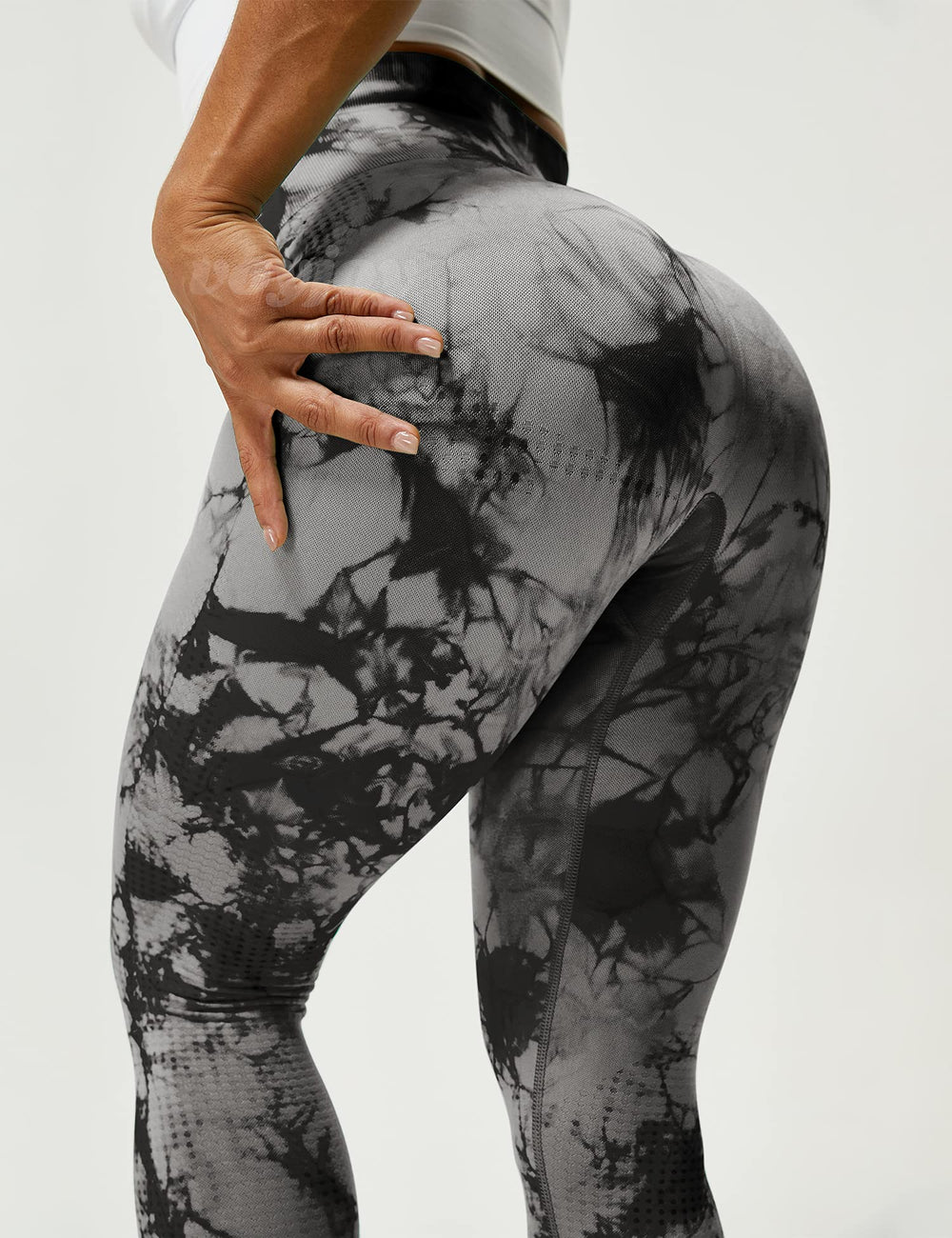 Tie-Dye Leggings for Women High Waisted Yoga Pants,TIK Tok Pant for Women Peach Butt Lifting Leggings