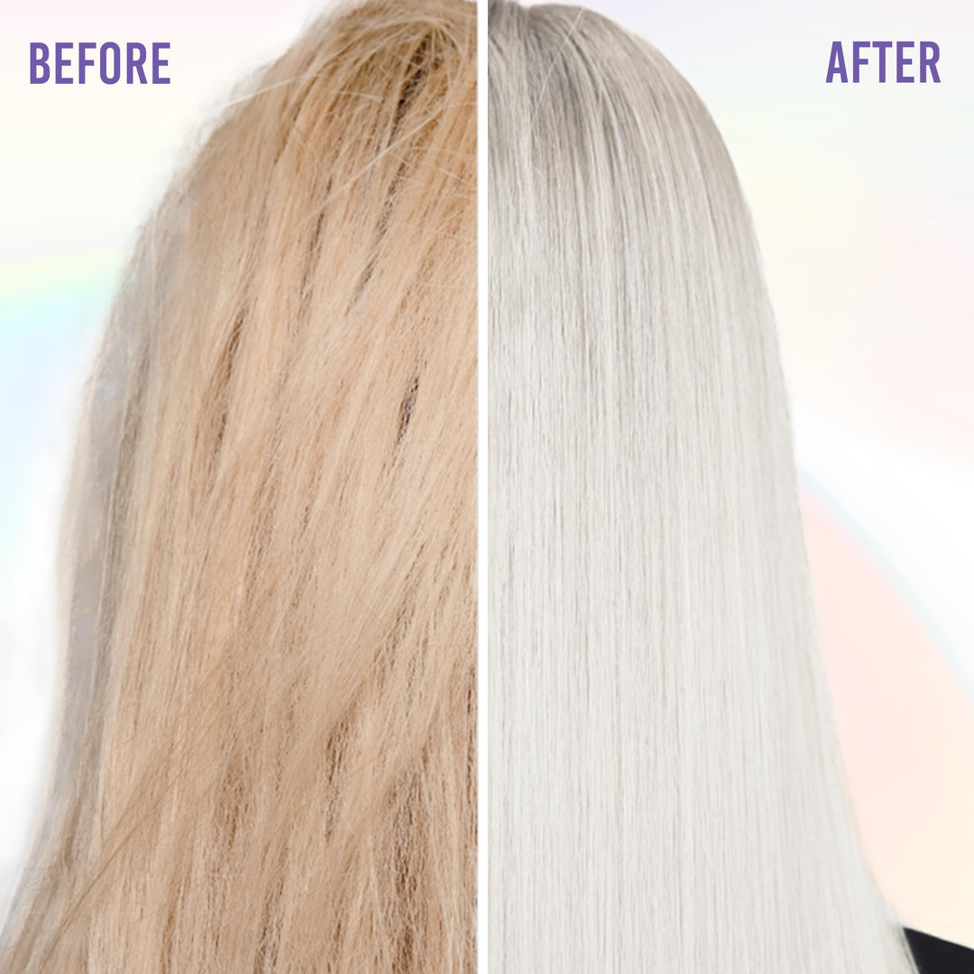 Platinum Blonde Toner Semi Permanent Conditioning Hair Color, Non-Damaging Hair Dye, Vegan, PPD and Paraben Free, lasts up to 25 washes, 3.5oz